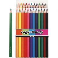 Colortime kleurpotloden Jumbo 5 mm vulling multicolor 12 stuks