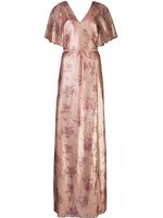 Marchesa Notte Bridesmaids robe longue brodée de sequins - Rose