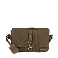BURKELY nubuck crossbody tas Soul Skye olijfgroen