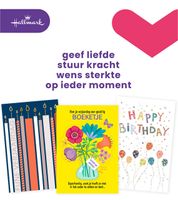 Wenskaart Hallmark navulset verjaardag 12 kaarten - thumbnail