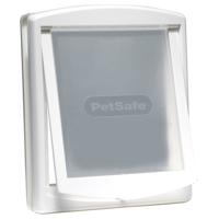 PetSafe Huisdierenluik in 2 richtingen 760 large 35,6 x 30,5 cm wit 5023