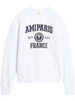 AMI Paris sweat à imprimé Paris France - Blanc