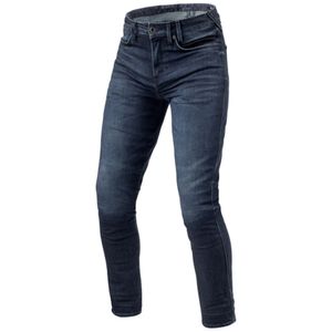 REV'IT! Carlin SK, Motorjeans heren, Donkerblauw lengte 36