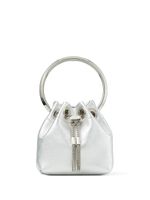 Jimmy Choo mini sac seau Bon Bon - Argent - thumbnail