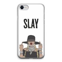 Slay All Day: iPhone 8 Transparant Hoesje - thumbnail