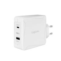 LogiLink PA0281 USB-oplader Binnen, Thuis Aantal uitgangen: 2 x USB-C bus (Power Delivery), USB 2.0 bus A USB Power Delivery (USB-PD) - thumbnail