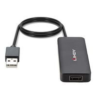 Lindy 42986 interface hub USB 2.0 480 Mbit/s Zwart - thumbnail