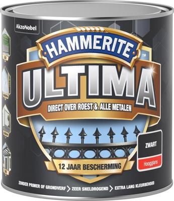 Hammerite Ultima Hoogglans - Zwart