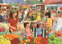 Farmers Market Puzzel 1000 Stukjes - thumbnail