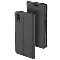 Dux Ducis Skin Pro iPhone XR Flip Case - Donkergrijs - thumbnail