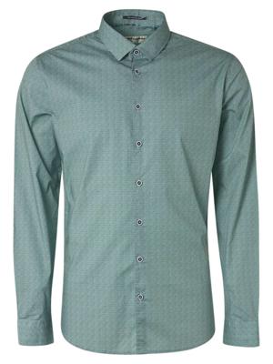 Shirt stretch all over printed pacific