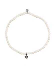 Sydney Evan bracelet en or blanc 14ct à perles