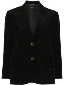 Céline Pre-Owned blazer à simple boutonnage (années 1990) - Noir