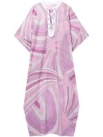 PUCCI caftan long imprimé - Rose - thumbnail