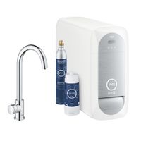 Bruisendwater Keukenkraan Grohe Blue Home Mono Starterkit Chilled en Sparkling Water C Uitloop Chroom - thumbnail