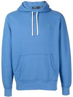 Polo Ralph Lauren hoodie en polaire à logo brodé - Bleu