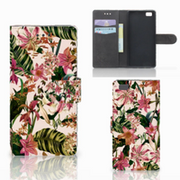 Huawei Ascend P8 Lite Hoesje Flowers