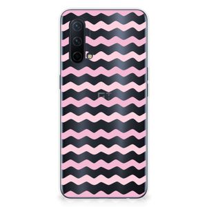 OnePlus Nord CE 5G TPU bumper Waves Roze