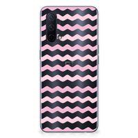 OnePlus Nord CE 5G TPU bumper Waves Roze - thumbnail