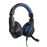 Trust GXT404B Rana Over Ear headset Gamen Kabel Stereo Zwart, Blauw Ruisonderdrukking (microfoon) Volumeregeling, Microfoon uitschakelbaar (mute) - thumbnail