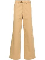 AMIRI pantalon chino à coupe ample - Marron