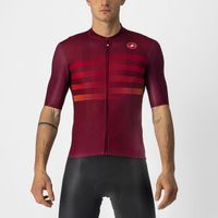 Castelli Endurance pro korte mouw fietsshirt rood heren XXXL