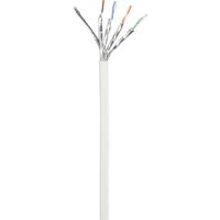 Renkforce RF-5047452 RJ45 Netwerkkabel, patchkabel CAT 6A S/FTP 0.50 m Wit Snagless, Vlambestendig 1 stuk(s) - thumbnail