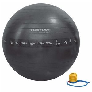 Tunturi 14TUSFU288 gymnastiekbal 75 cm Zwart Volledige grootte