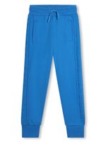 Marc Jacobs Kids pantalon de jogging à logo embossé - Bleu