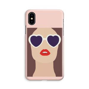 Red lips: iPhone X Volledig Geprint Hoesje