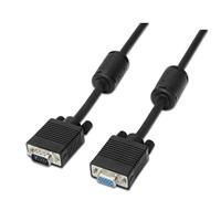 AISENS A113 – 0078 – 1,8 m (SVGA-kabel met ferriet voor monitor, tv en projector) zwart