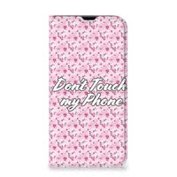 iPhone 13 Pro Design Case Flowers Pink DTMP - thumbnail