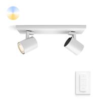 Philips Plafondspot Hue Runner - White Ambiance 2-lichts wit met schakelaar 929003045601 - thumbnail