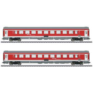 Märklin 42989 H0 set van 2 personenrijtuigen van de München-Nürnberg Express van de DB-AG