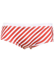 Amir Slama striped swim briefs - Rouge