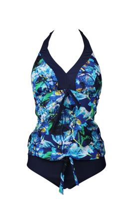 Lentiggini V-Neck Tankini Dames