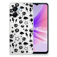 Silicone Back Case OPPO A77 | A57 5G Silver Punk - thumbnail