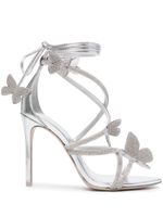 Sophia Webster sandales Vanessa 100 mm en cuir - Argent