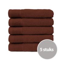 The One Badhanddoek 450 gram 70x140 cm Brown (5 stuks)