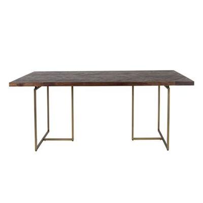Dutchbone Class Eettafel Visgraat - 180 x 90 cm - Bruin