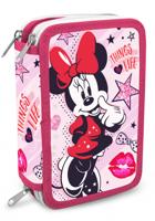 Disney etui Minnie Mouse meisjes roze/rood 40 delig