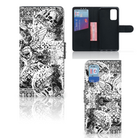 Telefoonhoesje met Naam Samsung Galaxy A32 4G Skulls Angel