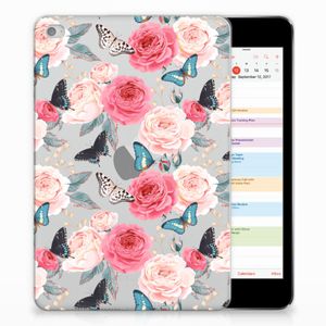 Apple iPad Mini 4 | Mini 5 (2019) Siliconen Hoesje Butterfly Roses