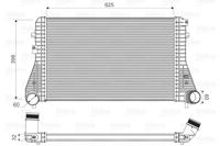 Intercooler, inlaatluchtkoeler VALEO, u.a. für VW, Seat, Audi