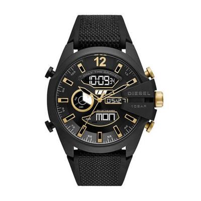 Diesel horloge DZ4552 Mega Chief Zwart