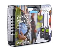 Midland G9 Pro 2-delige kofferset, PMR446 zwart