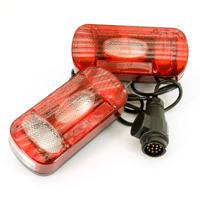 Twinnyload Set lichten + kabel + 13 polige aansluiting voor e-Base