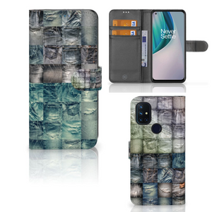 Wallet Case met Pasjes OnePlus Nord N10 Spijkerbroeken