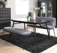 Eettafel Latina Espresso 90x180 -230 cm - Giga Living