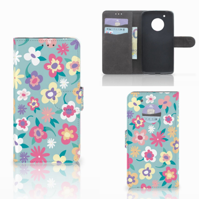 Motorola Moto G5 Plus Hoesje Flower Power